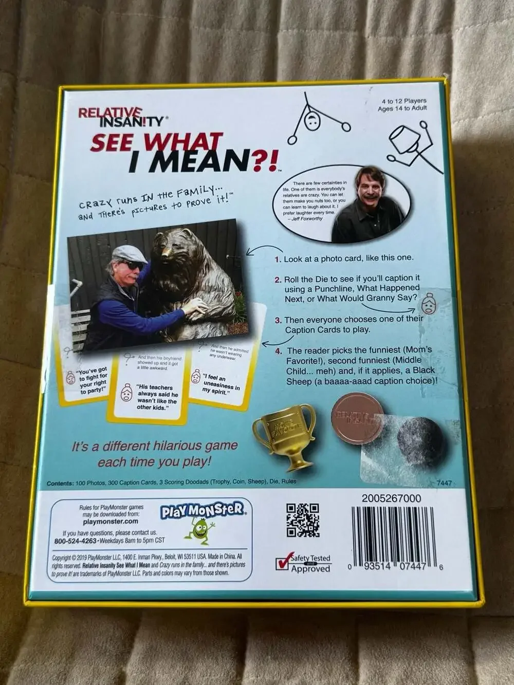 PlayMonster Relative Insanity: See What I Mean?! Party Game
